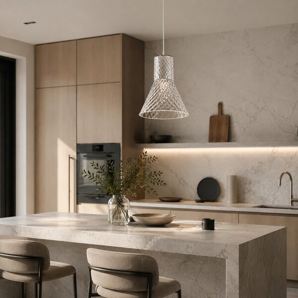 AQForm designová závěsná svítidla Modern Glass Flared GU10