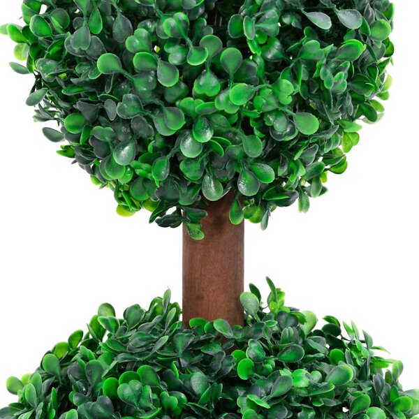 Umělý zimostráz ve tvaru koule s květináčem zelený 60 cm 336510