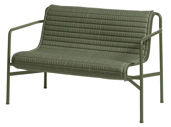 HAY Textilní podsedák Palissade Dining Bench quilted cushion, olive