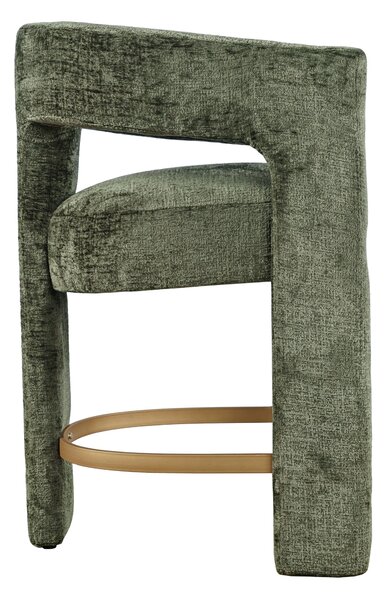 LivinHill Designová barová židle Leith olivová