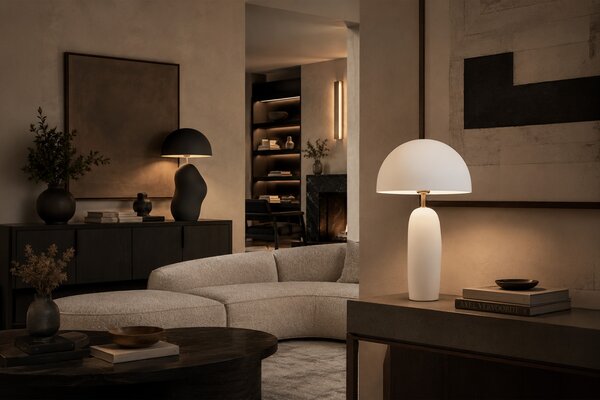 Kare designové stolní lampy Nube