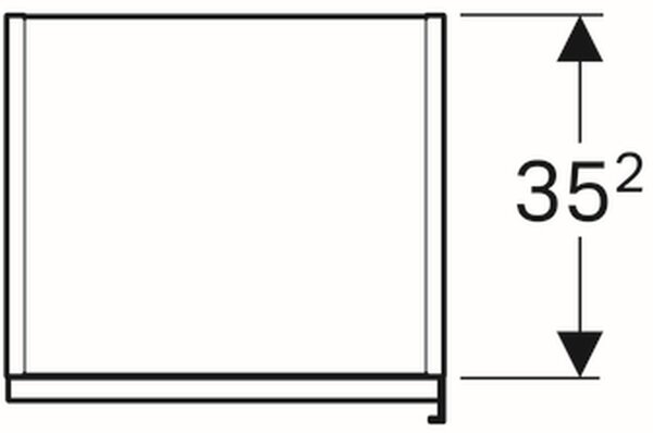 Geberit Citterio skříňka 40x37.1x160 cm boční závěsná šedá-dub-béžová 500.554.JI.1