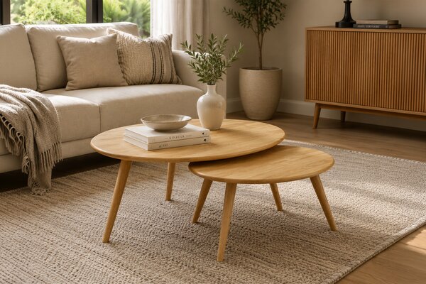 Kare designové konferenční stolky Vigo Side Table Set