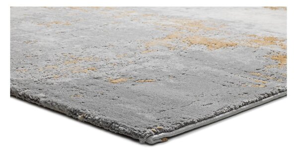 Šedý koberec Universal Mesina Mustard, 80 x 150 cm
