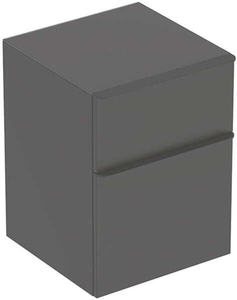 Geberit Smyle Square skříňka 45x47x60 cm boční závěsné černá 500357JK1
