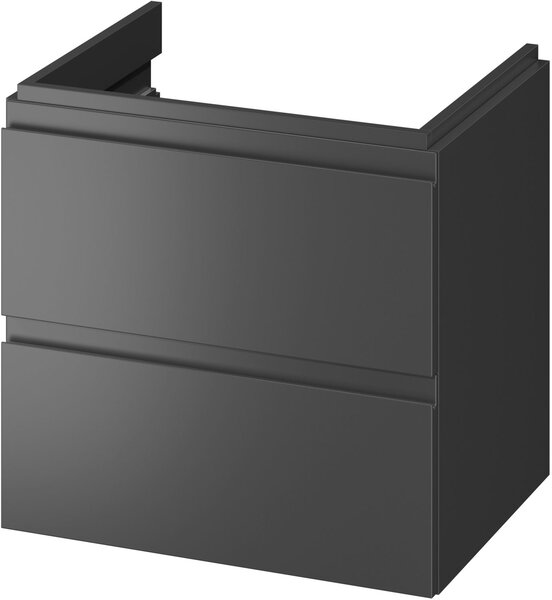 Cersanit Moduo skříňka 59.5x44.7x57 cm závěsná pod umyvadlo antracitová S590068DSM