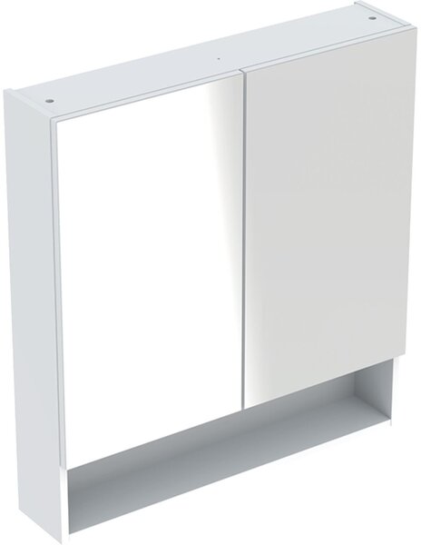 Geberit Selnova Square skříňka 58.8x17x85 cm se zrcadlem bílá 501.264.00.1
