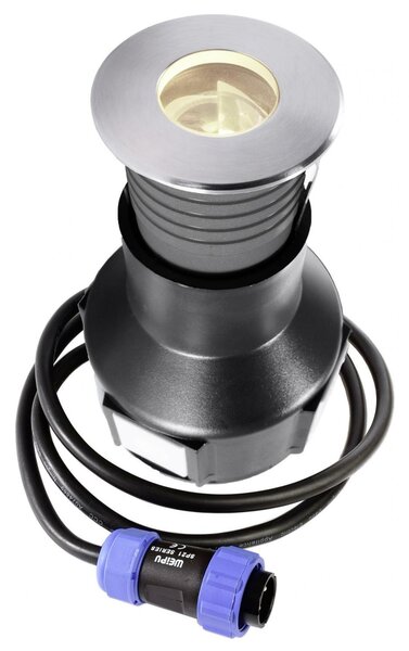 Light Impressions Deko-Light zemní svítidlo Fornac 24V DC 2,70 W 3000 K 110 lm stříbrná 730447