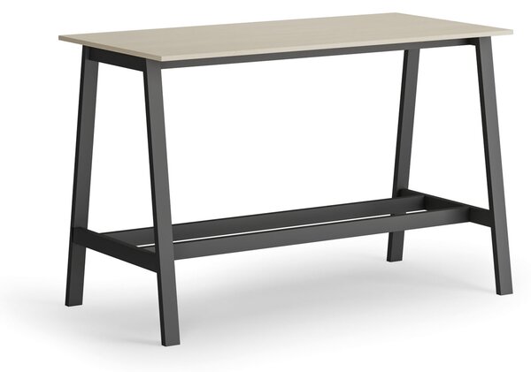 Vysoký barový stůl, 1600 x 800 mm, bříza