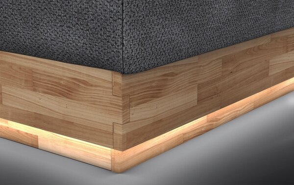 POSTEL BOXSPRING, 160/200 cm, antracitová - Postele s úložným prostorem, Online Only