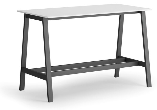 Vysoký barový stůl, 1600 x 800 mm, bílá