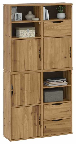 Boční skříňky 4 ks "ODDA" 40x24x79 cm Borovicový masiv 3365350