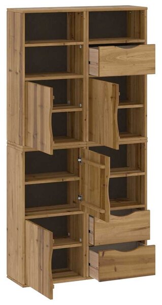 Boční skříňky 4 ks "ODDA" 40x24x79 cm Borovicový masiv 3365350