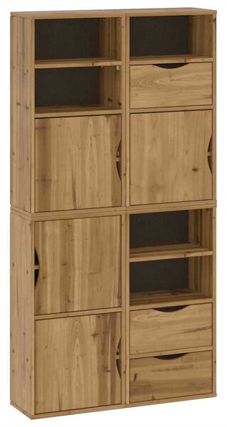 Boční skříňky 4 ks "ODDA" 40x24x79 cm Borovicový masiv 3365350
