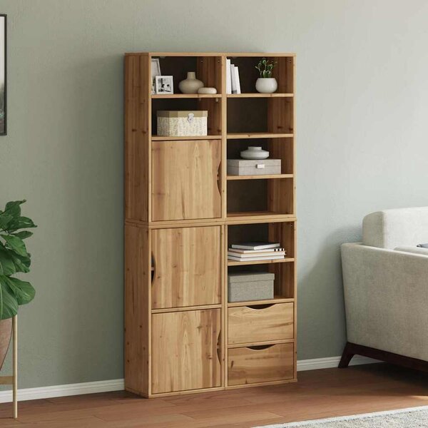 Boční skříňky 4 ks "ODDA" 40x24x79 cm Borovicový masiv 3365352