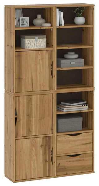 Boční skříňky 4 ks "ODDA" 40x24x79 cm Borovicový masiv 3365352