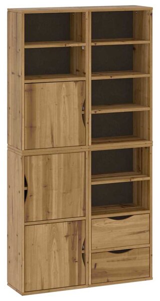 Boční skříňky 4 ks "ODDA" 40x24x79 cm Borovicový masiv 3365352