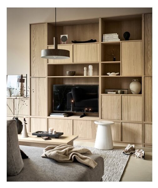 Modulární skříňka v dekoru dubu v přírodní barvě 40x199 cm Modulair – vtwonen
