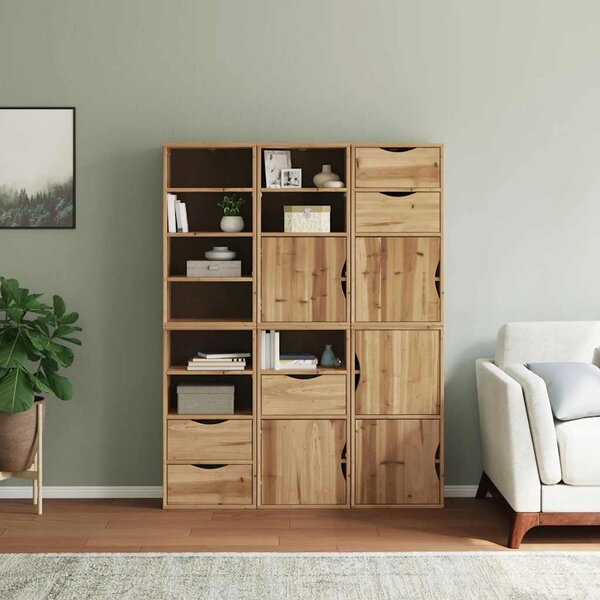 Boční skříňky 6 ks "ODDA" 40x24x79 cm Borovicový masiv 3365354