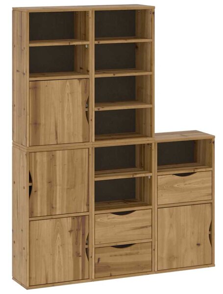 Boční skříňky 5 ks "ODDA" 40x24x79 cm Borovicový masiv 3365360