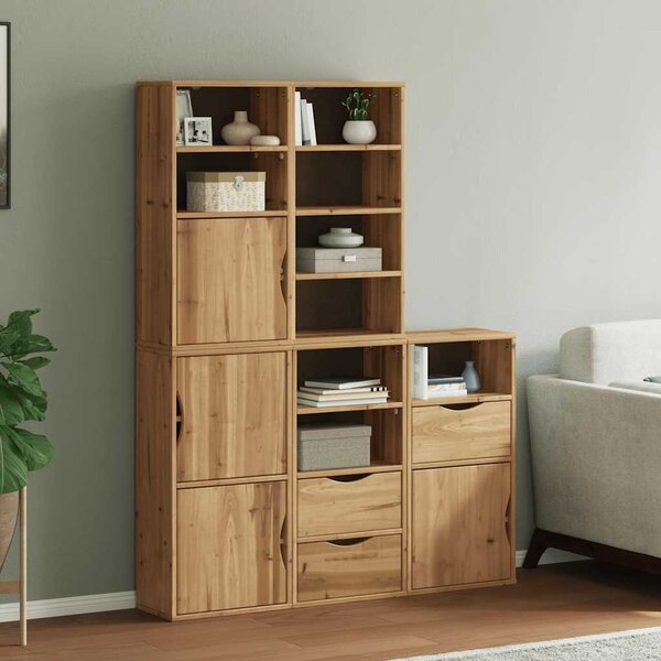 Boční skříňky 5 ks "ODDA" 40x24x79 cm Borovicový masiv 3365360
