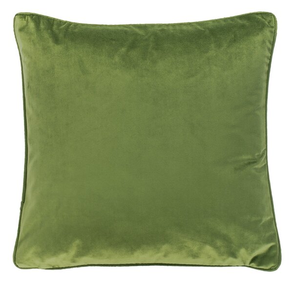 Tmavě zelený polštář Tiseco Home Studio Velvety, 45 x 45 cm