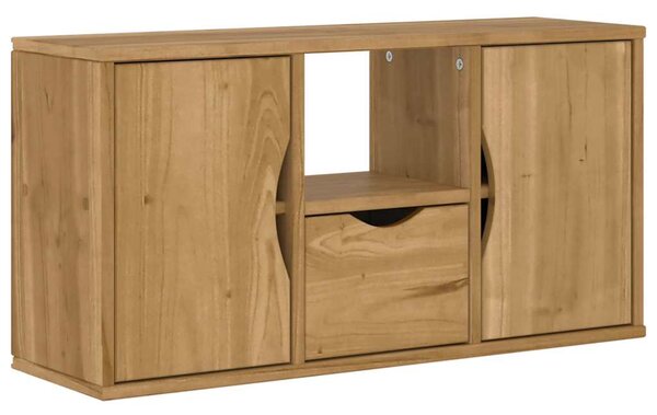 4 kusů TV skříněk s úložným prostorem "ODDA" Borovicový masiv 3365380