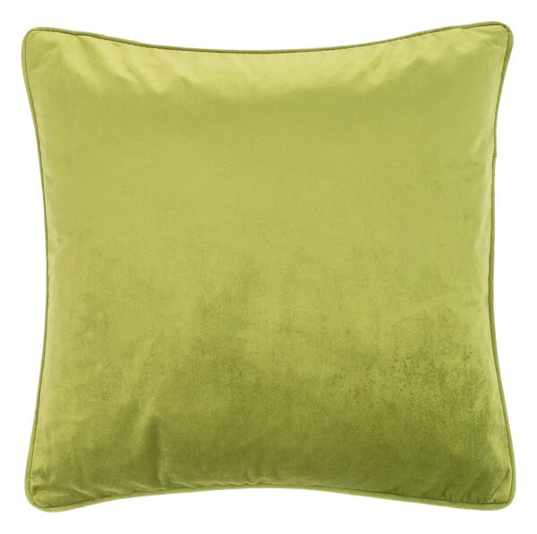 Světle zelený polštář Tiseco Home Studio Velvety, 45 x 45 cm
