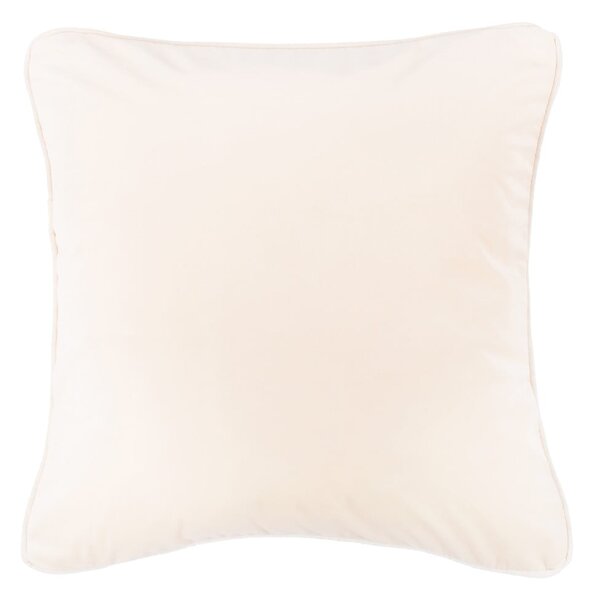 Krémově bílý polštář Tiseco Home Studio Velvety, 45 x 45 cm