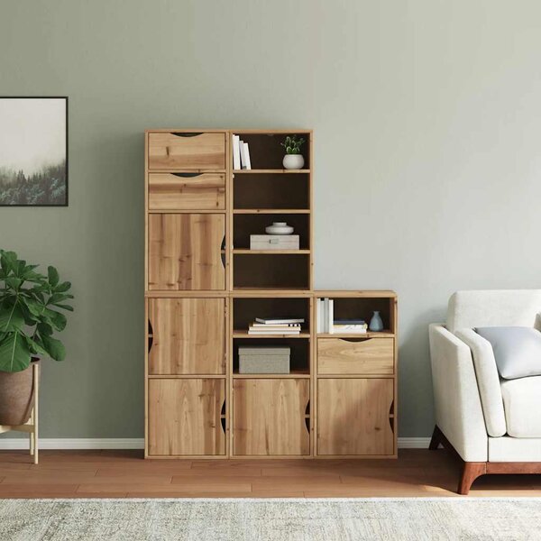 Boční skříňky 5 ks "ODDA" 40x24x79 cm Borovicový masiv 3365364