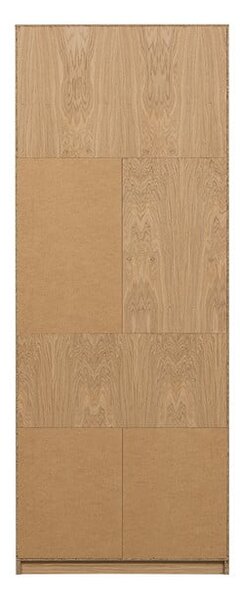 Modulární knihovna v dekoru dubu v přírodní barvě 77x199 cm Modulair – vtwonen