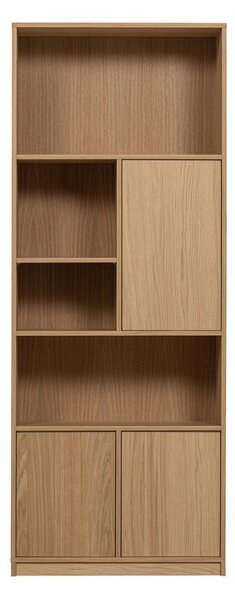 Modulární knihovna v dekoru dubu v přírodní barvě 77x199 cm Modulair – vtwonen