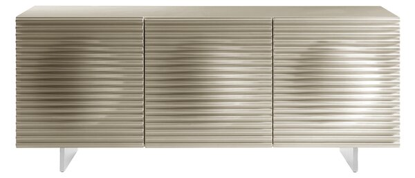 LivinHill Komoda Hudson 180 cm písková/chrom
