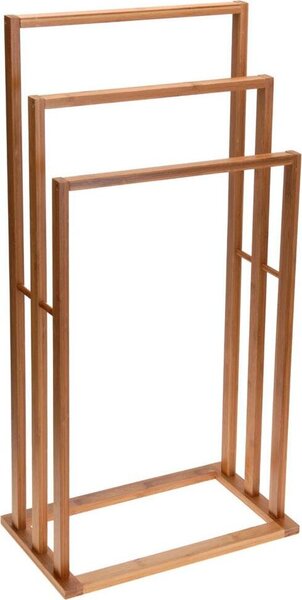 Koupelnový věšák na ručníky BAMBOO, 3 ramenný