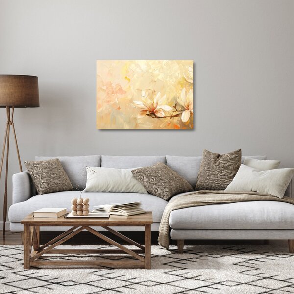 Skleněný obraz - Květy (70x50 cm)