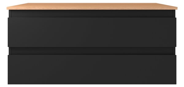 Oltens Vernal skříňka 100x45.6x47 cm pod umyvadlo závěsná černá 60002300