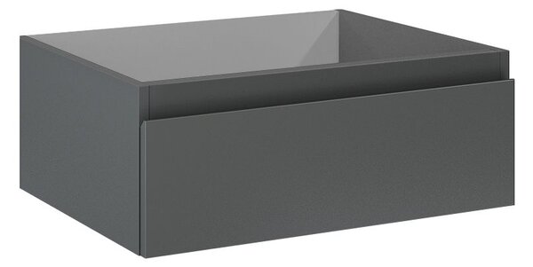 Oltens Vernal skříňka 60x45.6x23.6 cm pod umyvadlo závěsná grafitová 60009400