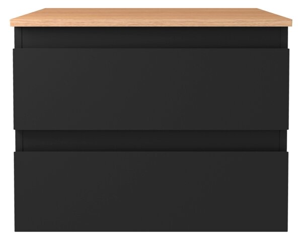 Oltens Vernal skříňka 60x45.6x47 cm pod umyvadlo závěsná černá 60000300