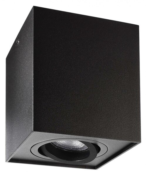 Deko-Light Kapego stropní přisazené svítidlo Dato 220-240V AC/50-60Hz GU10 1x max. 50,00 W 96 mm černá 348024