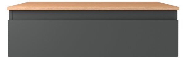 Oltens Vernal skříňka 80x45.6x23.6 cm pod umyvadlo závěsná grafitová 60010400