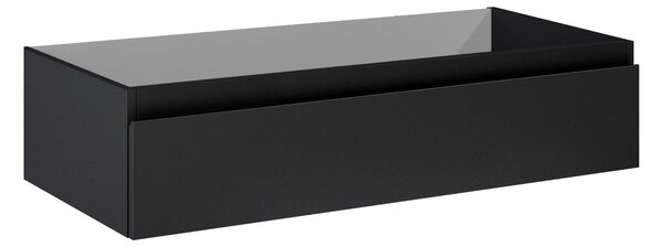 Oltens Vernal skříňka 100x45.6x23.6 cm pod umyvadlo závěsná černá 60011300