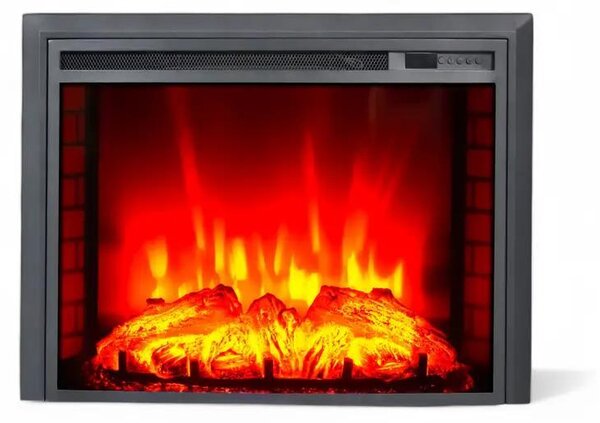 Elektrický krb „EF4“ 1800 W | Bluetooth reproduktor | Efekt plamenů | Dálkové ovládání přes Wi-Fi | Topení 17–27 °C | DLC Home