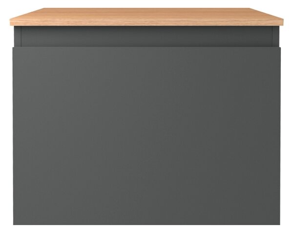 Oltens Vernal skříňka 60x45.6x47 cm pod umyvadlo závěsná grafitová 60013400