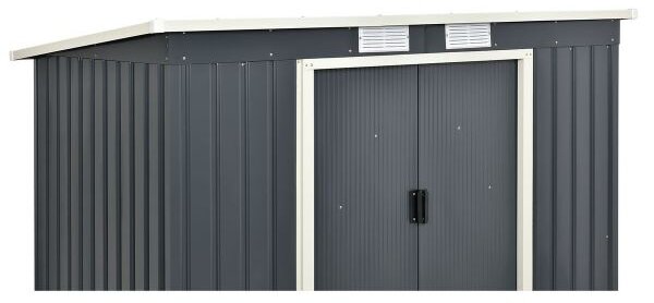Juskys Zahradní domek M 213×130x173 cm - antracit