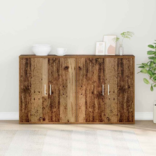 Servírovací skříň 2 ks Staré dřevo 60 x 31 x 70 cm 3365550