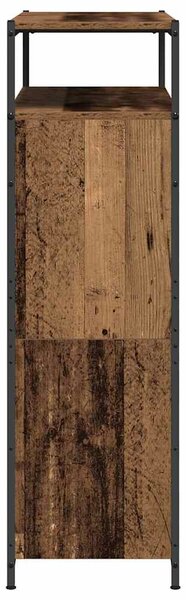 Skříň na obuv 100 x 34 x 112 cm Kompozitní dřevo Staré dřevo 3365547