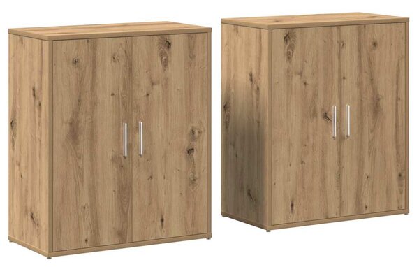 Servírovací skříň 2 ks Artisanový dub 60 x 31 x 70 cm 3365551