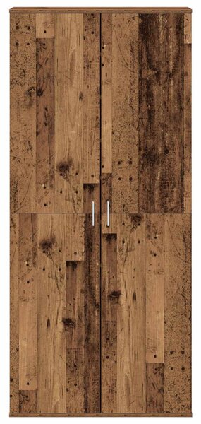 Vysoký bufet 80 x 39 x 178 cm Kompozitní dřevo Staré dřevo 3365570