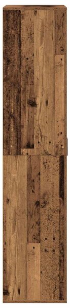 Vysoký bufet 80 x 39 x 178 cm Kompozitní dřevo Staré dřevo 3365570