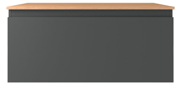 Oltens Vernal skříňka 100x45.6x47 cm pod umyvadlo závěsná grafitová 60015400